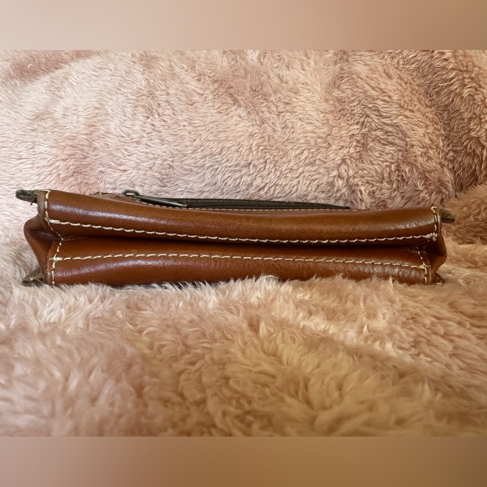 Patricia Nash “Torri” Crossbody Bag 👜 Cognac Leather — Missing Strap - Picture 3 of 15